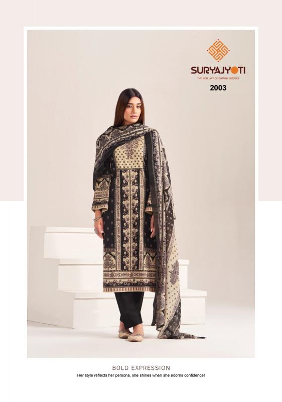 Suryajyoti kashmiri cotton vol 2 chikankari dress materials wholesale